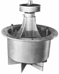 High temperature oven circulating fan blower ventialtor